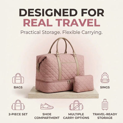 2-Piece Travel Bag Set – Pack More, Travel Smarter