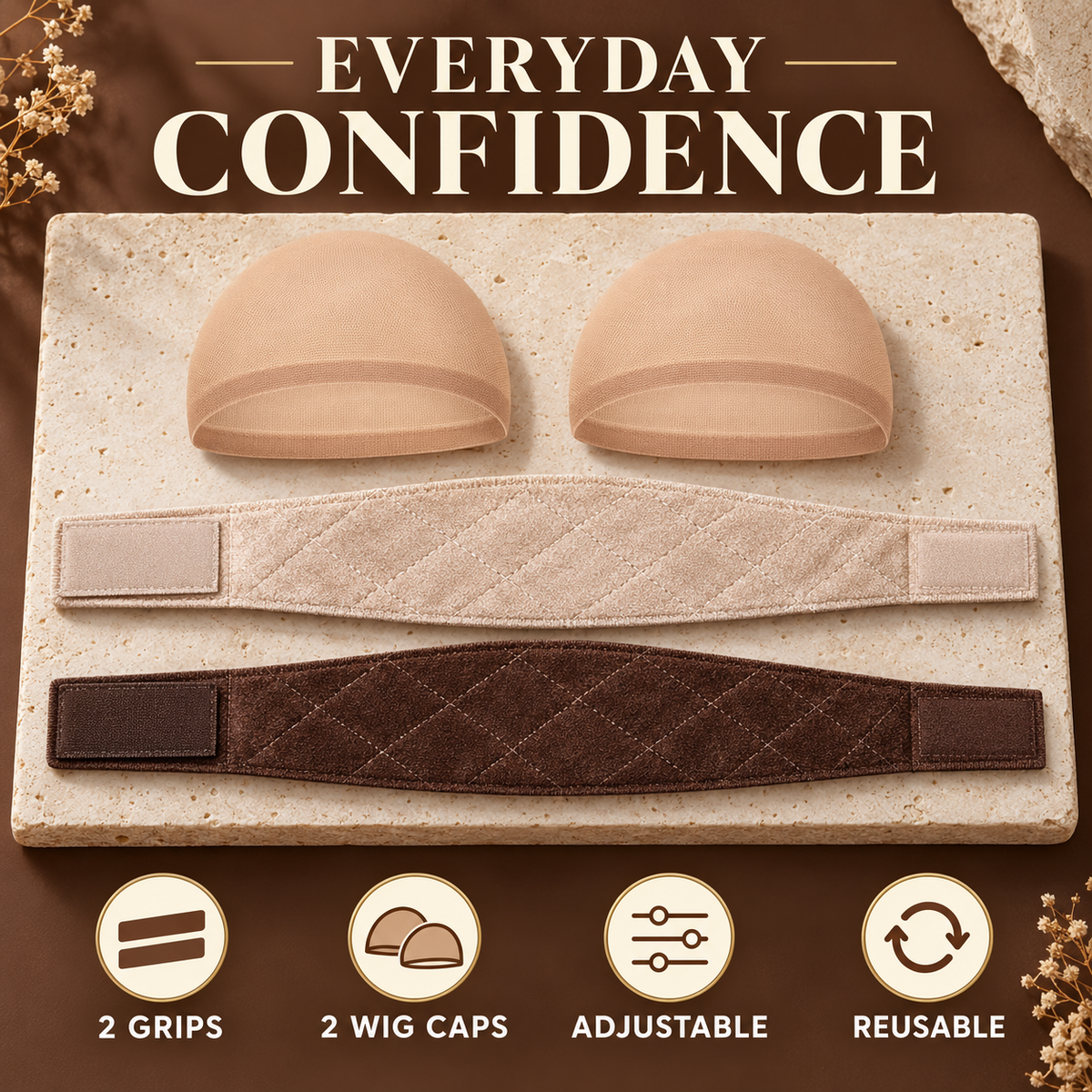 ✨️Women's Non-Slip Adjustable Velvet Wig Grip Band✨️