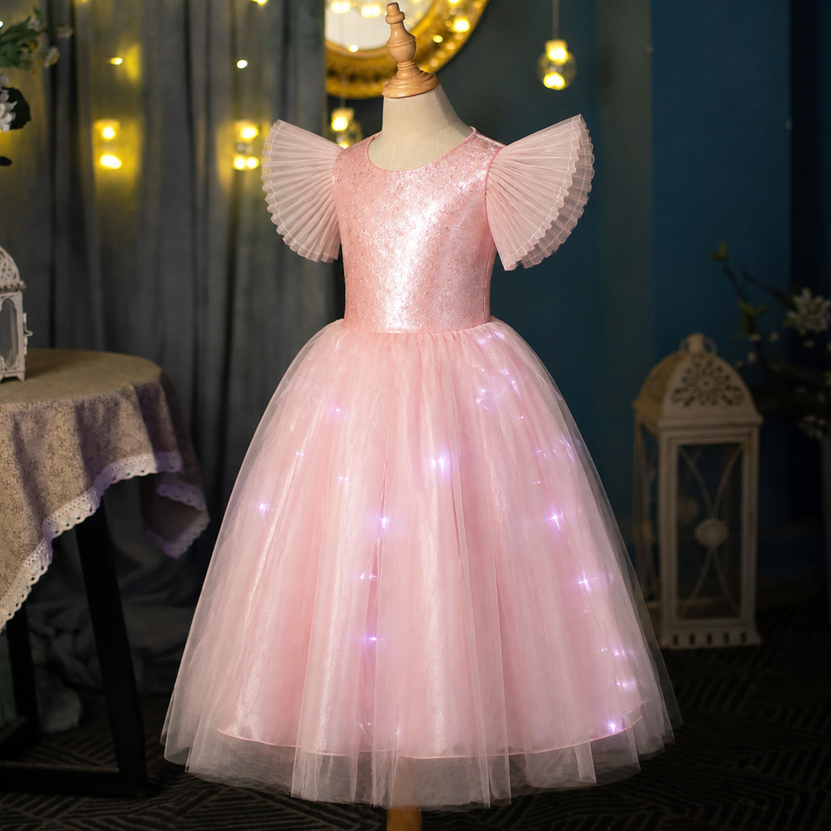 Magical Light-Up Princess Twirl Dress