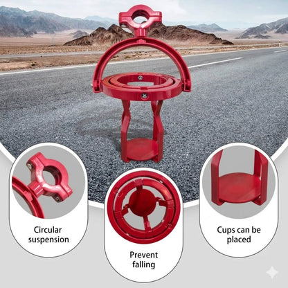 Gyroscopic Self-Leveling Cup Holder – Spill-Resistant Drink Holder for Any Ride