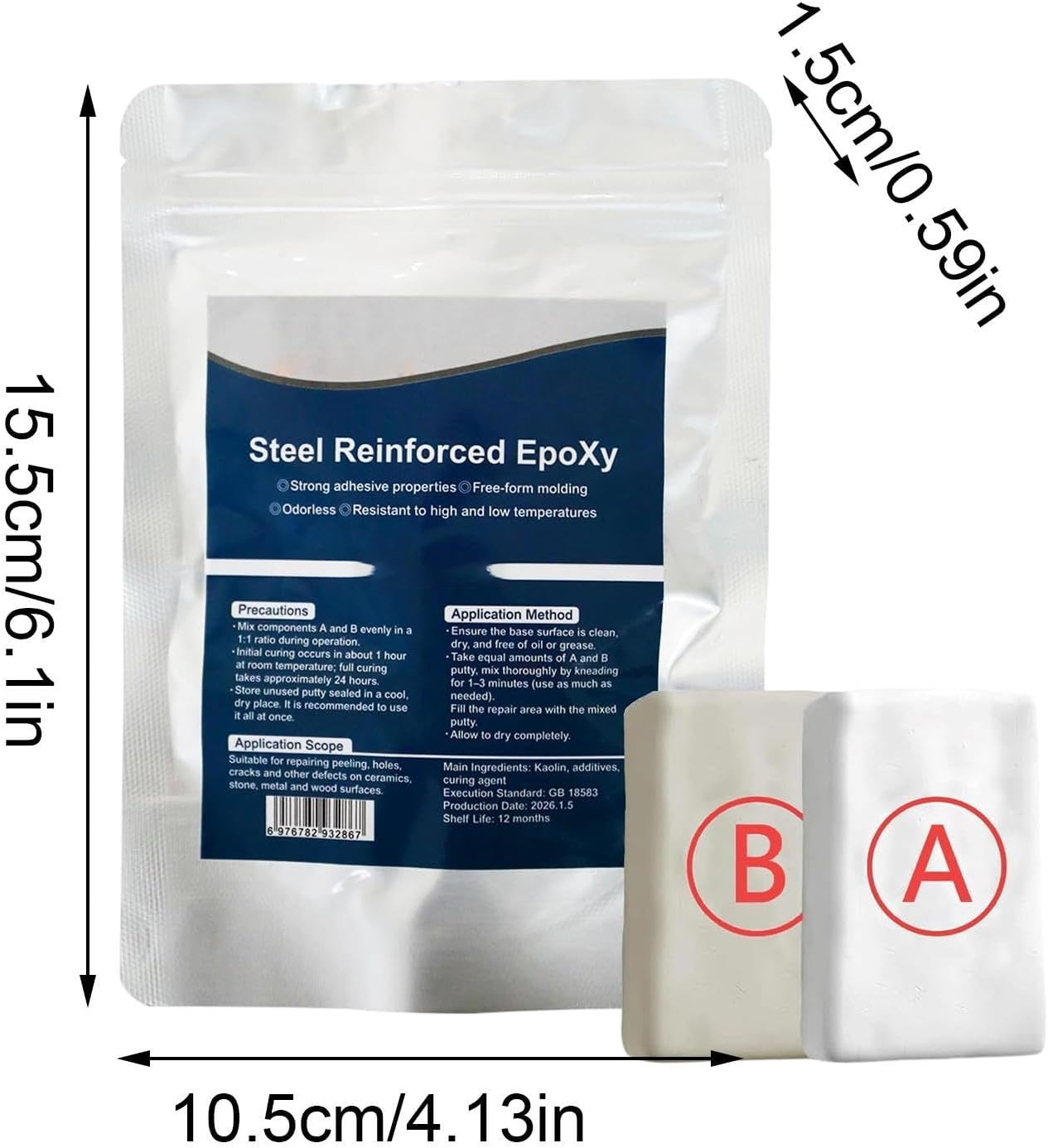 Epoxy resin repair putty – easily repair cracks and damaged parts