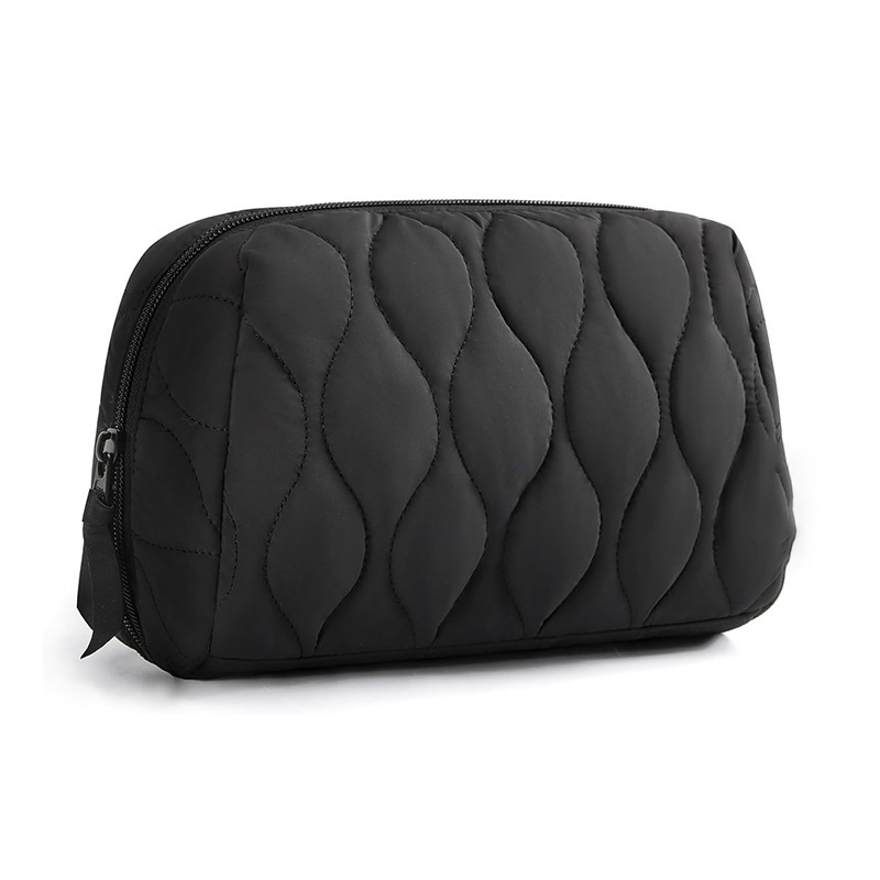 Large Capacity Quilted Fluffy Storage Bag For Women