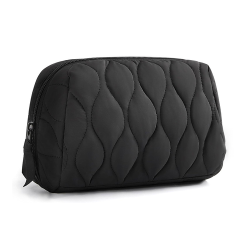 Large Capacity Quilted Fluffy Storage Bag For Women