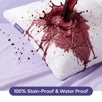 Extra-Fluffy Dual-Layer Pillow, Cloud-Like Soft Plush Bed Pillow with Breathable Support