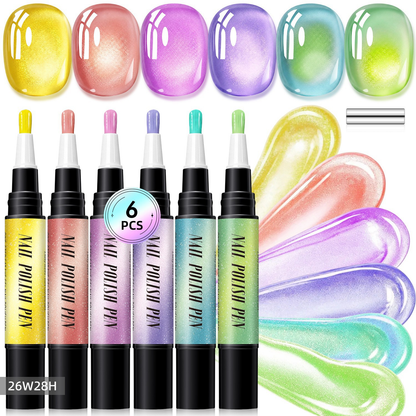 5-in-1 Aurora Effect Gel Nail Polish Pen