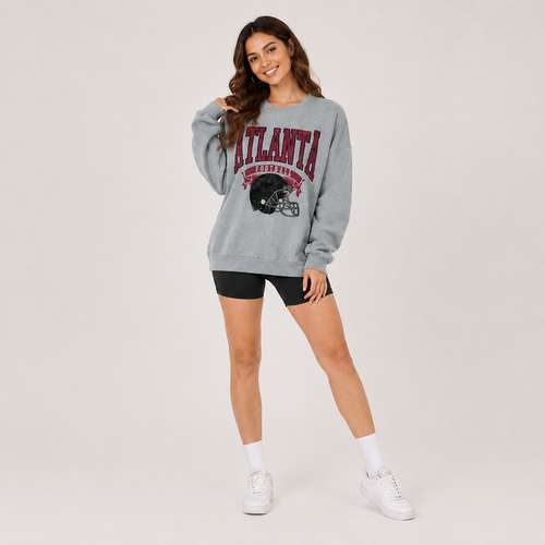Vintage U.S. City Graphic Oversized Sweatshirt