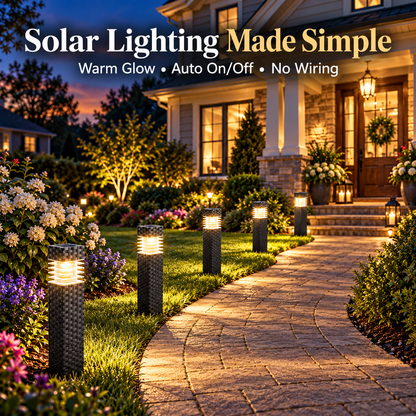 Solar Pathway Lights for Effortless Nighttime Glow