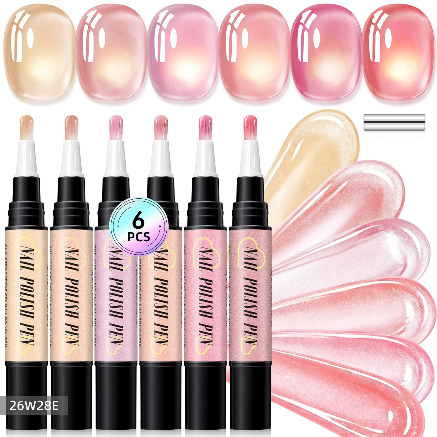 5-in-1 Aurora Effect Gel Nail Polish Pen