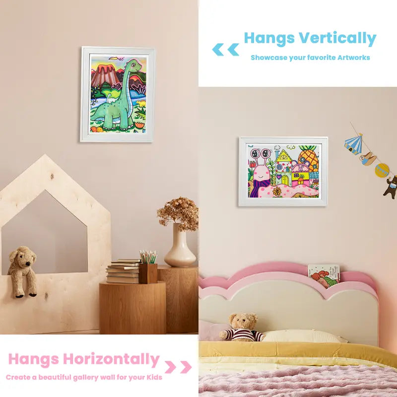 Kids Art Frame Front Opening - Display &amp; Store Artwork