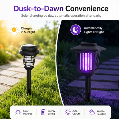 🏡Solar-powered 2-in-1 mosquito killer lamp🏡