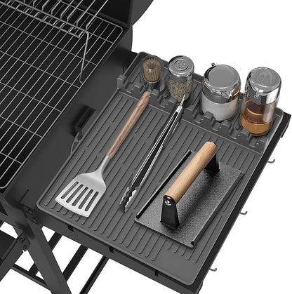 🌞Summer Sale 49% OFF🍖Silicone BBQ Side Shelf Mat — Keep Tools Clean & Close