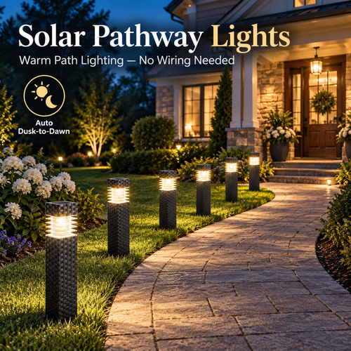 Solar Pathway Lights for Effortless Nighttime Glow
