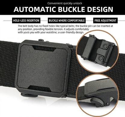 Quick-Release Tactical Belt – Heavy-Duty 1000D Nylon Work Belt