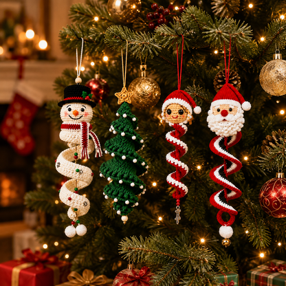 🎄 Handmade Christmas Crochet Ornament Kit - The Perfect DIY Holiday Gift & Decoration 🎅