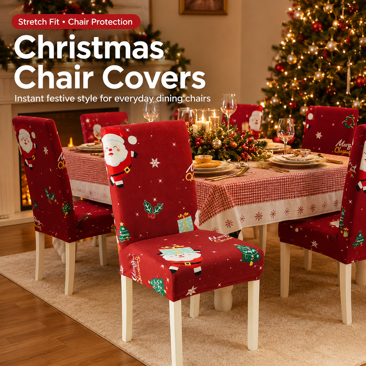 Turn Everyday Dining Chairs Into Christmas Décor