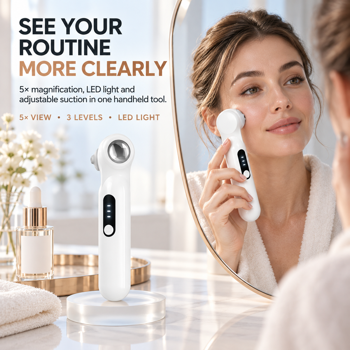 Professional Visual Blackhead Remover Electric Pore Cleaner Pores Vacuum