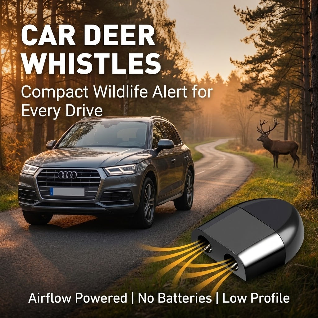 Car Deer Whistles for Low-Profile Wildlife Alerting