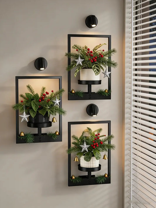 Wall Mounted Plant Shelves for Home Decor & Space-Saving Green Display