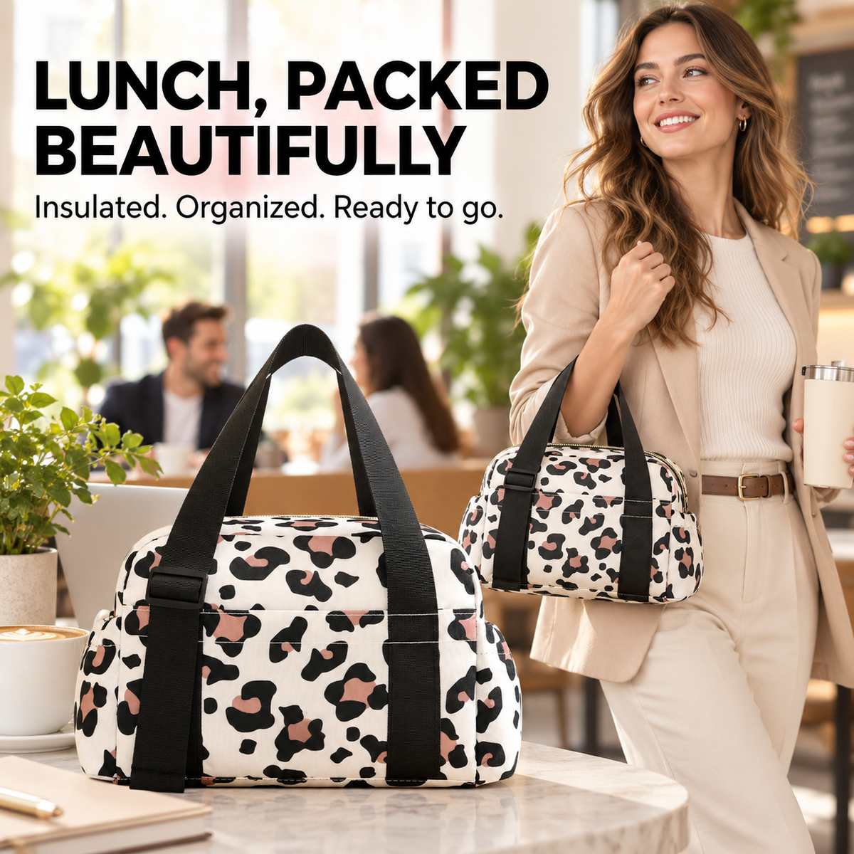 🥪Large capacity waterproof and insulated lunch bag🥪