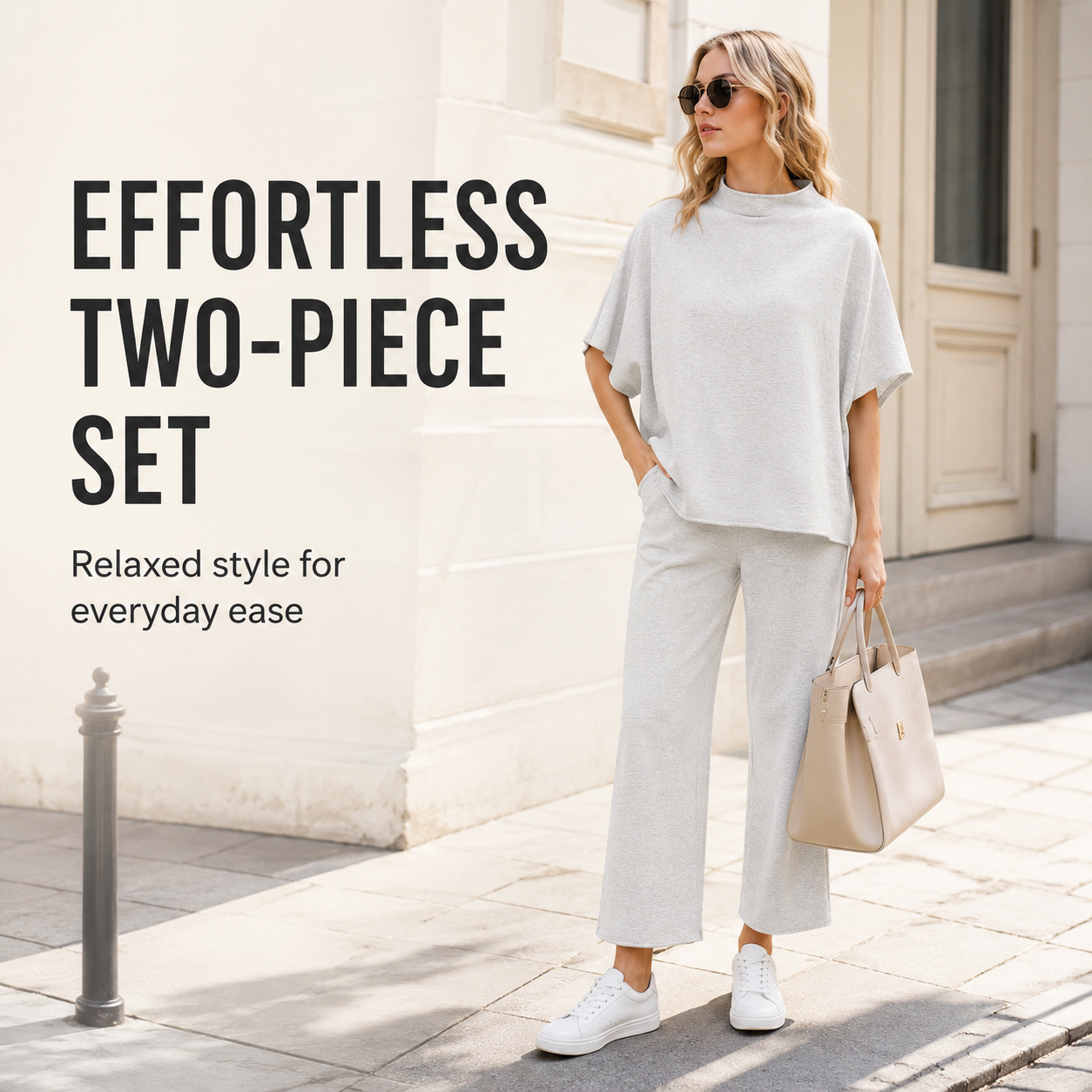 Effortless Relaxed Two-Piece Set for Everyday Style
