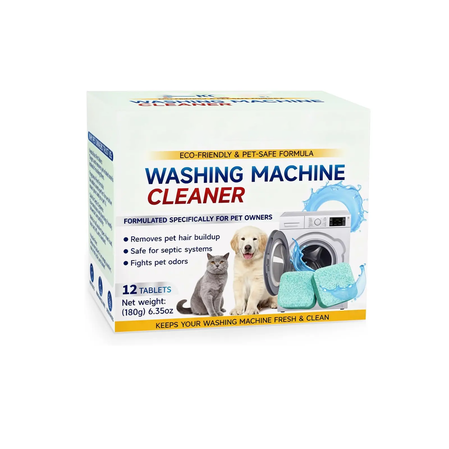 Washing machine deep cleaning tablets – neutralize various odors