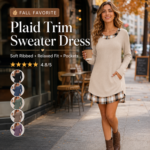 The Cozy Dress That Already Looks Styled