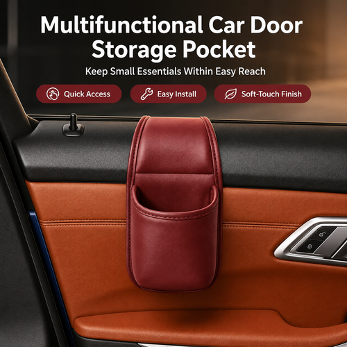 Multifunctional Car Door Storage Pocket