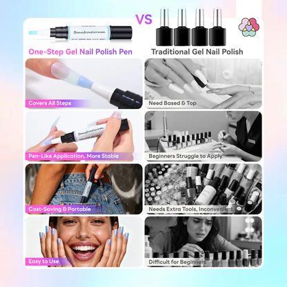 5-in-1 Aurora Effect Gel Nail Polish Pen