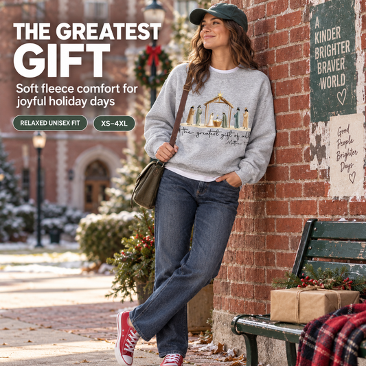 Christmas Sweatshirt Made For Cozy, Joyful Holiday Days
