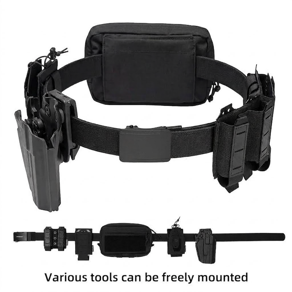 Quick-Release Tactical Belt – Heavy-Duty 1000D Nylon Work Belt