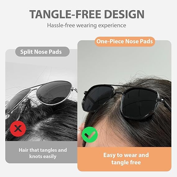 Polarized UV400 Sunglasses – Lightweight Geometric Square Frame
