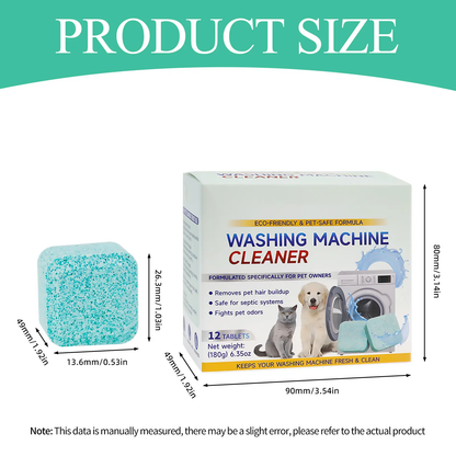 Washing machine deep cleaning tablets – neutralize various odors