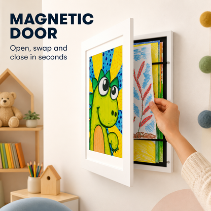 Kids Art Frame Front Opening - Display &amp; Store Artwork
