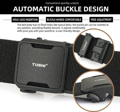 Quick-Release Tactical Belt – Heavy-Duty 1000D Nylon Work Belt