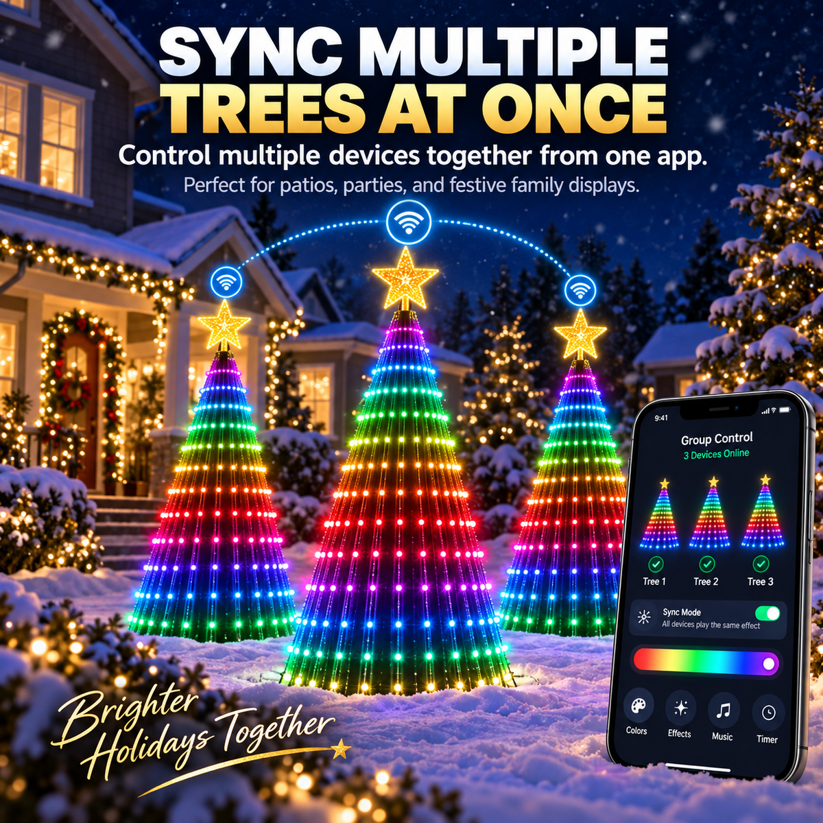Smart ChristmasTree Lights - Change YourTree From Your Phone