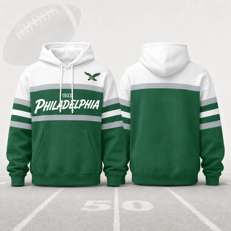 Retro Football City Hoodie