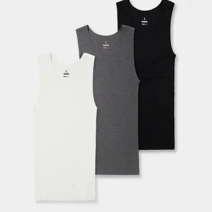 🥇 #1 Best-Selling🔥Premium Ultra-Soft Cotton Fitted Tanks 3 Pack