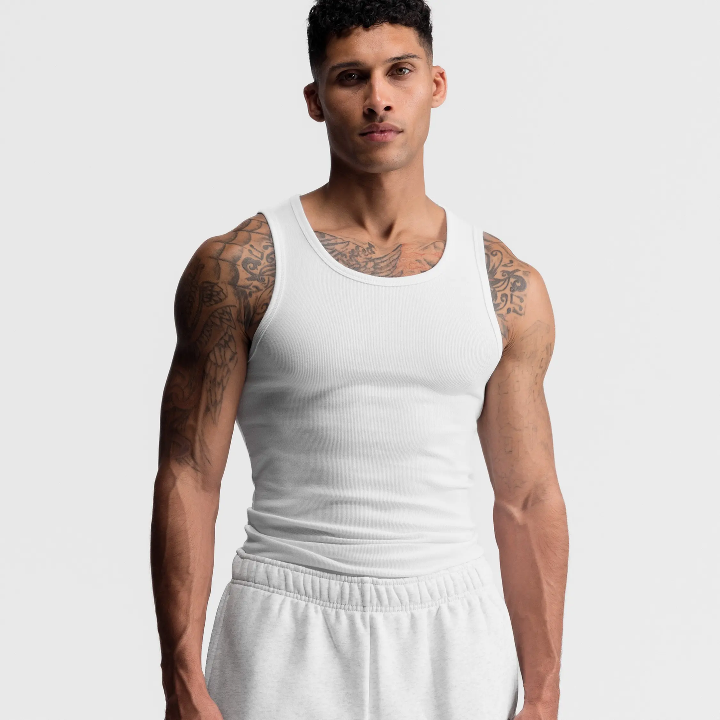🥇 #1 Best-Selling🔥Premium Ultra-Soft Cotton Fitted Tanks 3 Pack