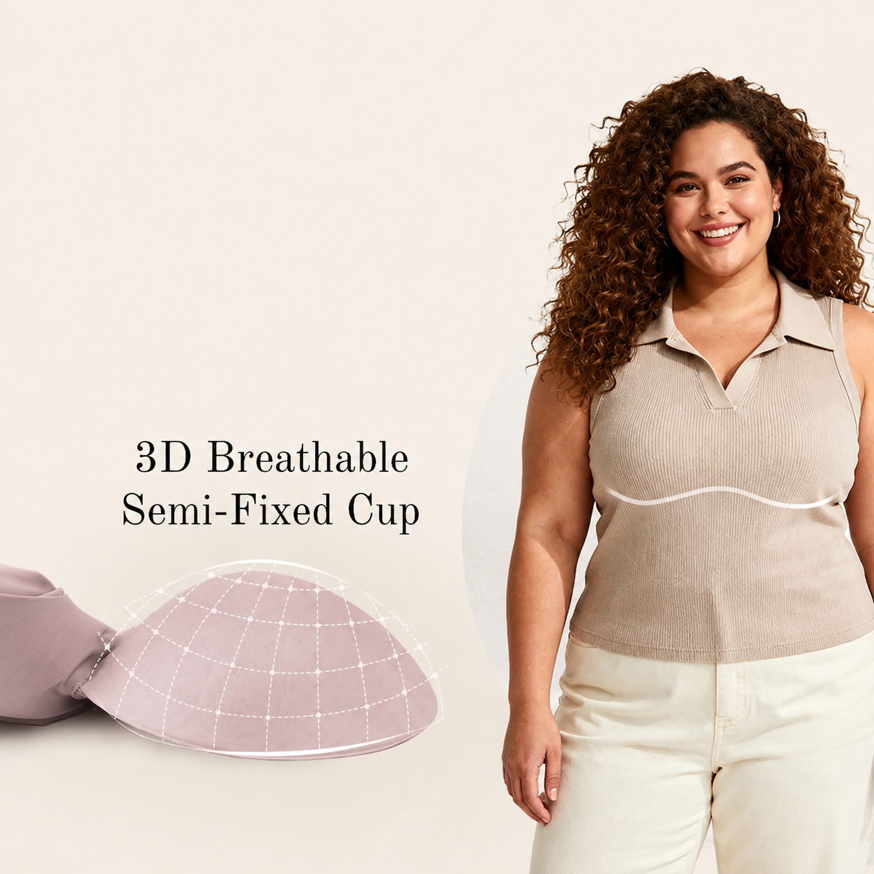 Jelly Seamless Lift Bra | Wireless Push-Up Comfort & Full Coverage