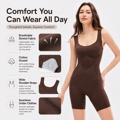 Butt Lift Shapewear Bodysuit | Tummy Control & Back Support