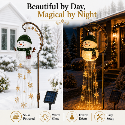 🎄 Christmas Bell Cascade Solar Yard Light