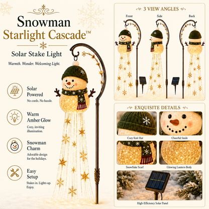 🎄 Christmas Bell Cascade Solar Yard Light