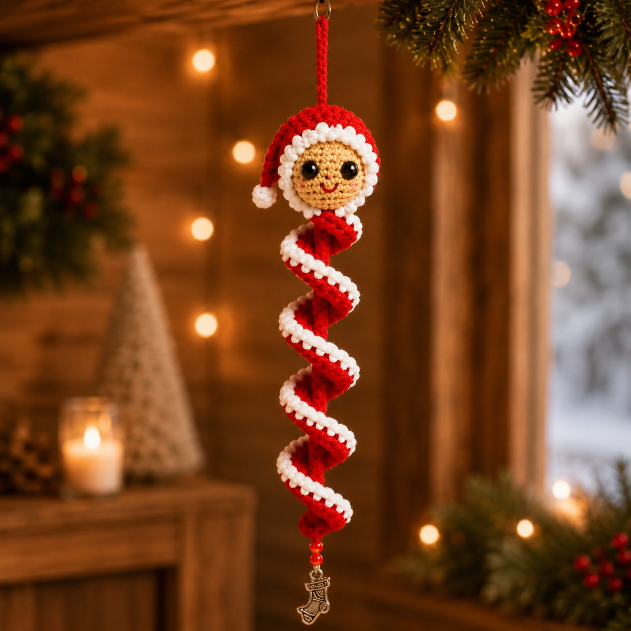 🎄 Handmade Christmas Crochet Ornament Kit - The Perfect DIY Holiday Gift & Decoration 🎅