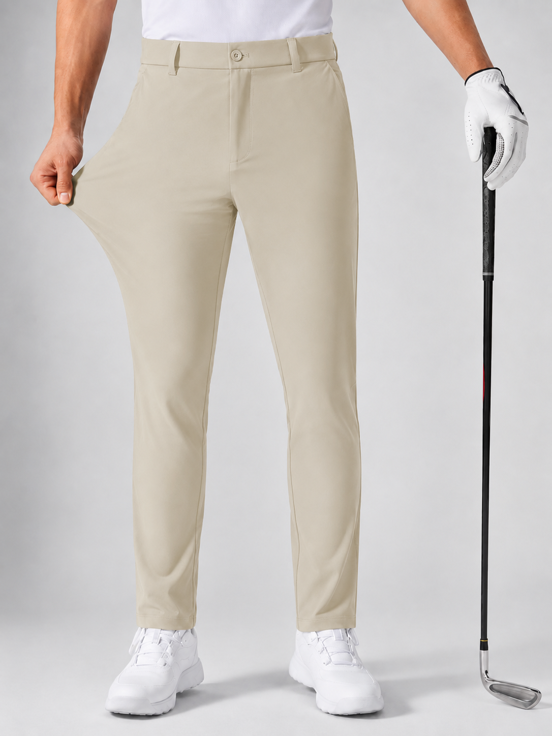 Men's Lightweight Stretch Golf & Dress Pants — All-Day Performance & Versatile Comfort