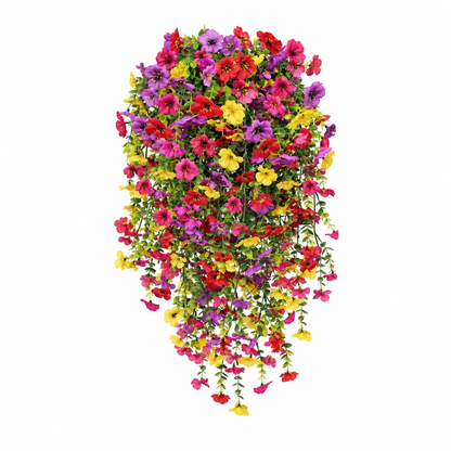 🌿 Maintenance-Free 30-Inch Cascading Faux Daisy Vines – Rich Seasonal Porch & Window Box Decor (8 PCS)