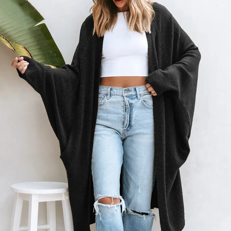 Cozy Oversized Longline Cardigan for Effortless Everyday Layering