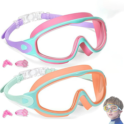 Kids Swim Goggles – Anti-Fog, UV Protection & Adjustable Fit