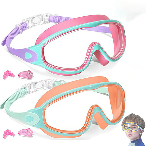 Kids Swim Goggles – Anti-Fog, UV Protection & Adjustable Fit