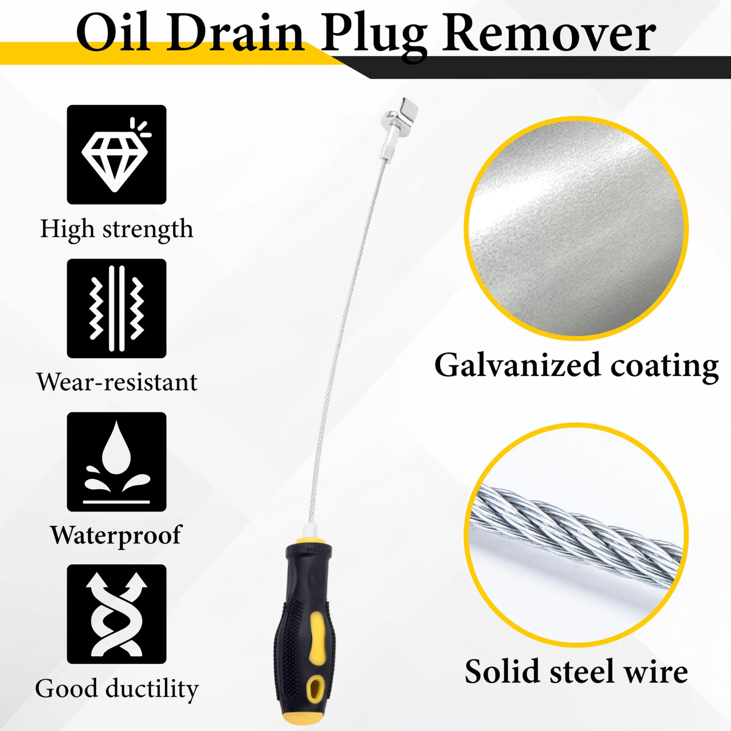 🧲Strong Magnetic Oil Drain Plug Remover Tool🧲