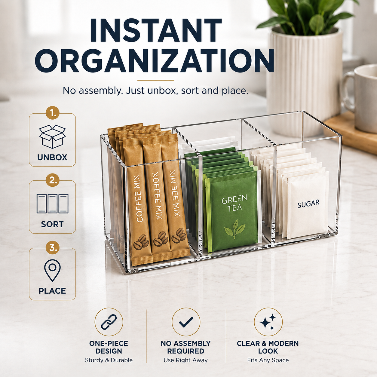 Transparent storage box – for storing various small necessities